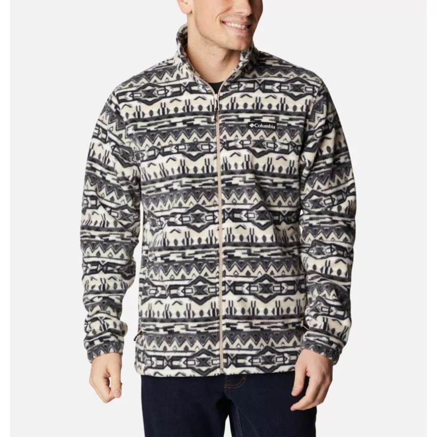 Ancient Fossil 80er Stripe Print Columbia Steens Mountain Fleecejacke Für Herren Mit Print