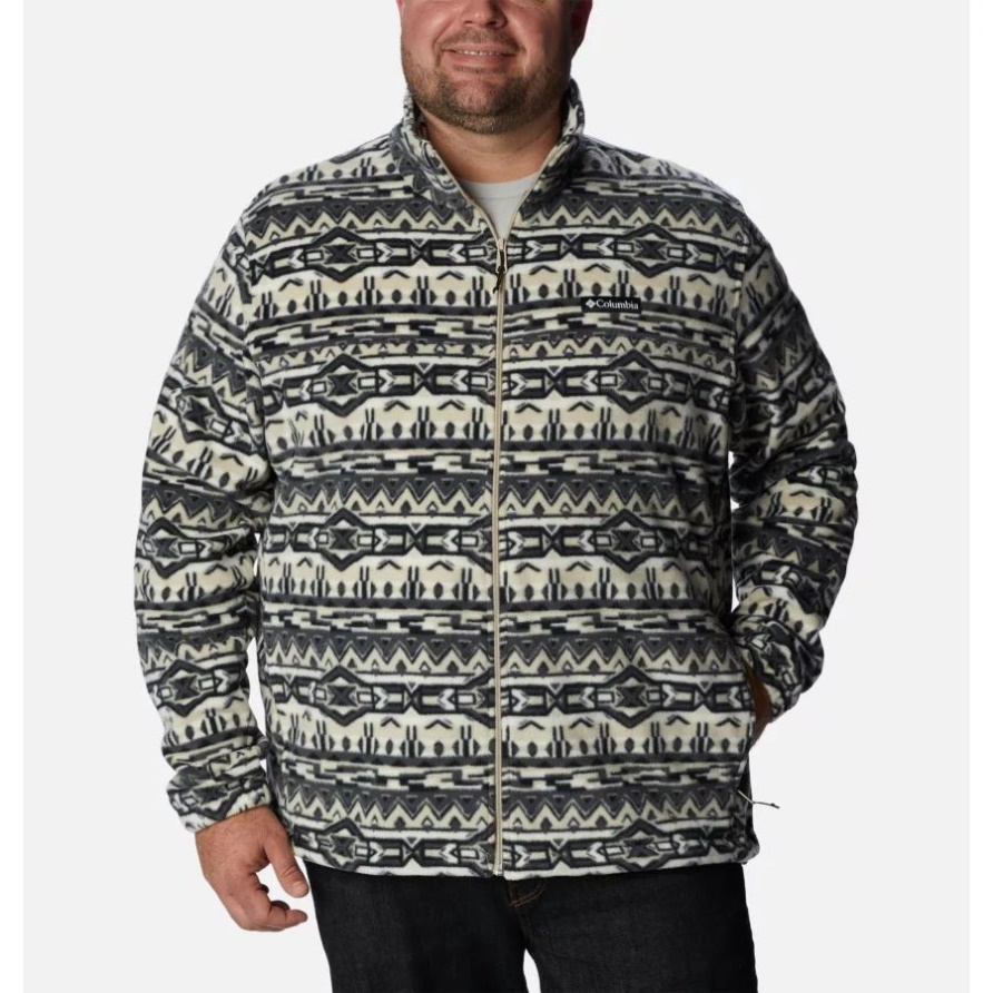 Ancient Fossil 80s Stripe Print Columbia Steens Mountain Jacke Für Herren, Groß