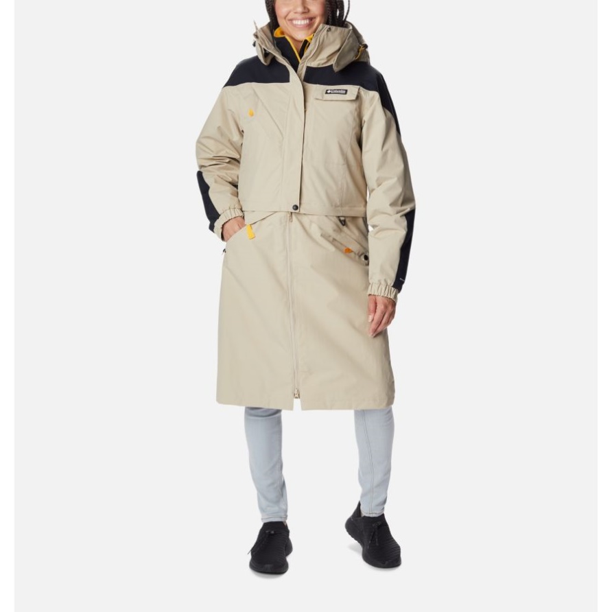 Ancient Fossil/Black Columbia Ballistic Ridge Wechseljacke Für Damen