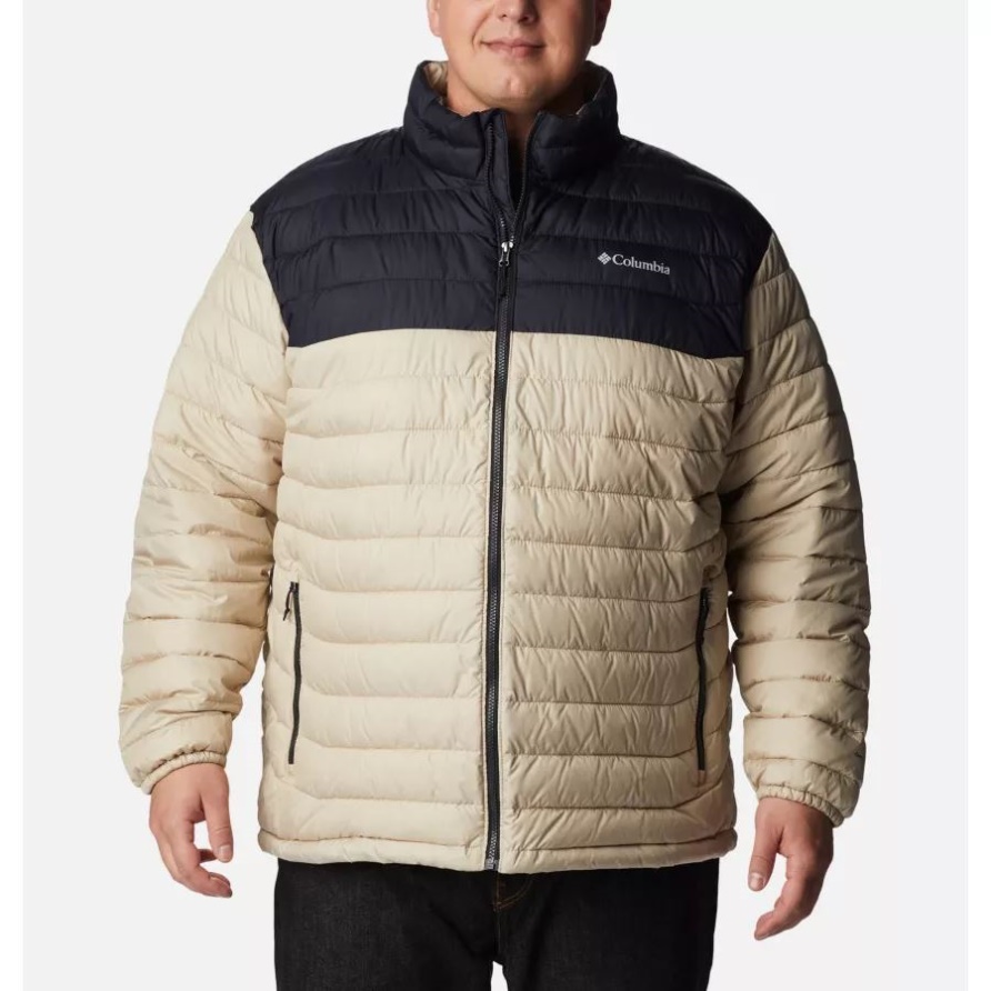 Ancient Fossil/Black Powder Lite Isolierjacke Für Herren Big Columbia