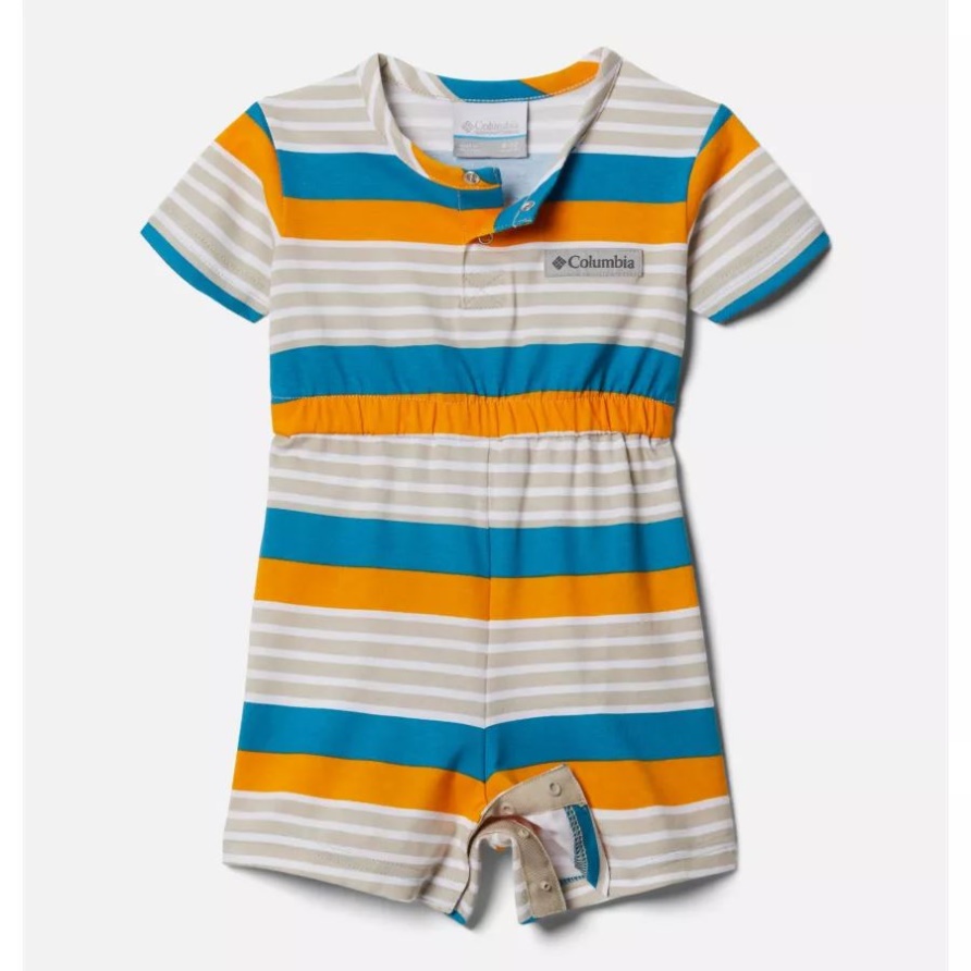 Ancient Fossil Milo Stripe Columbia Infant Little Sur Spielanzug