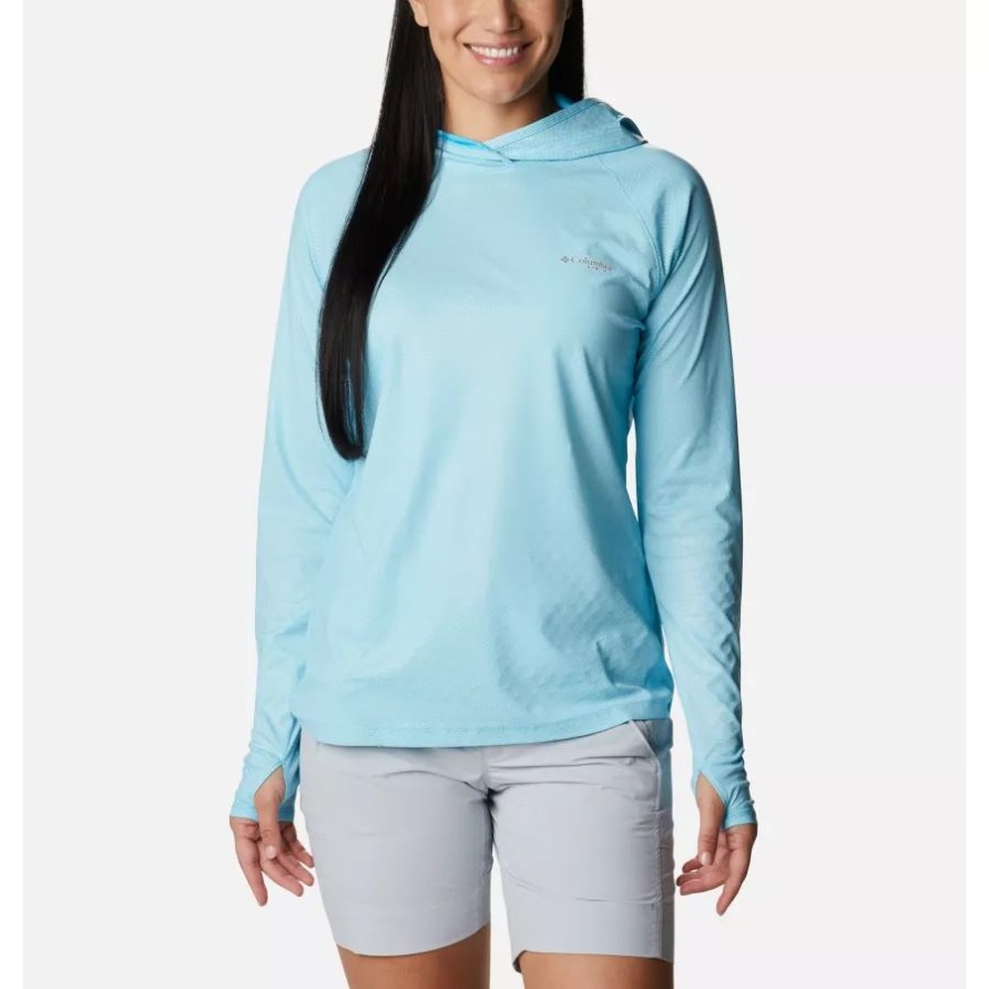 Atoll Columbia Frauen Pfg Gezeitendeflektor Eis Langarm Hoodie
