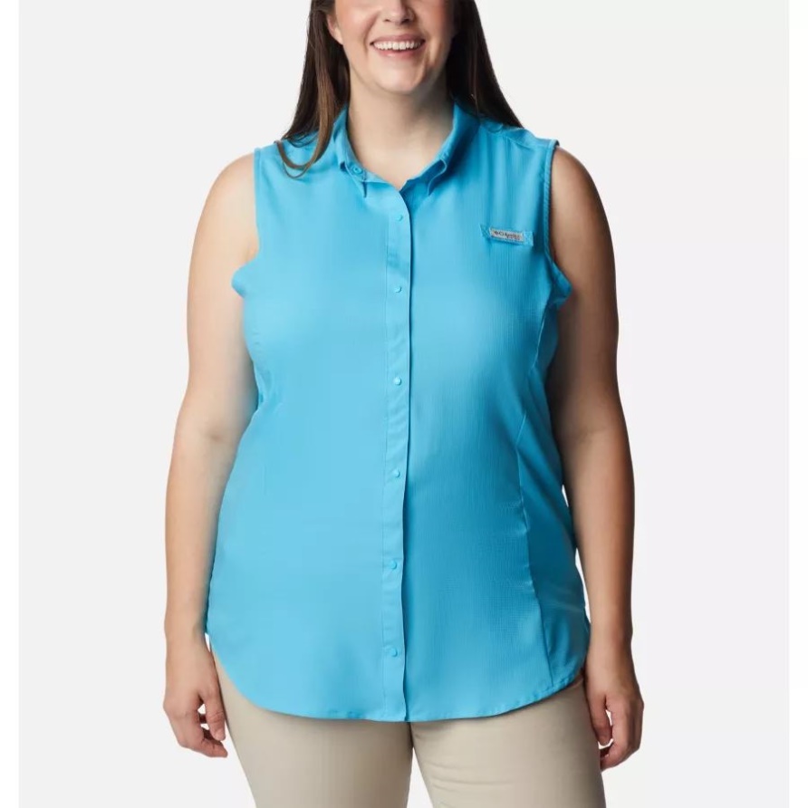 Atoll Frauen Pfg Tamiami ärmelloses Shirt Plus Größe Columbia
