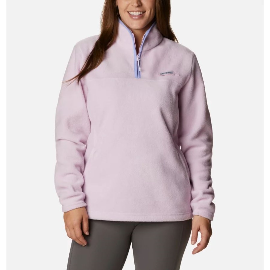 Aura/serenity Pfg Slack Water Halbreißverschluss-fleecepullover Für Damen Columbia