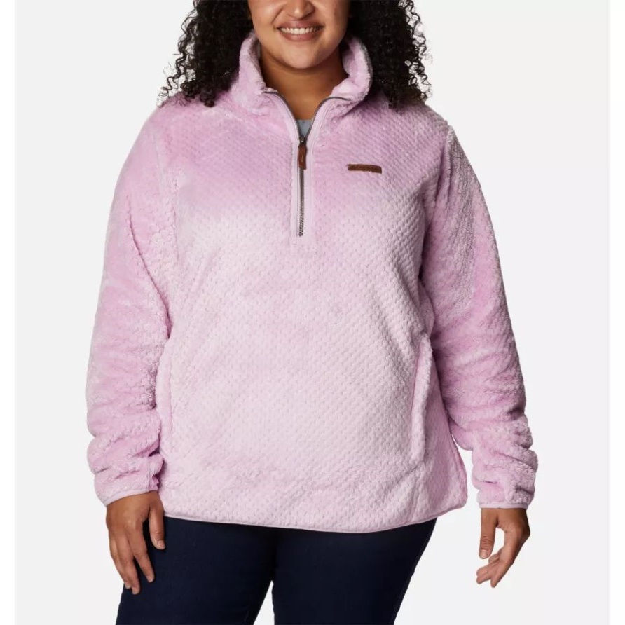 Aura Sherpa-Fleece Mit Seitlichem Viertelreißverschluss Für Damen In Übergröße Columbia