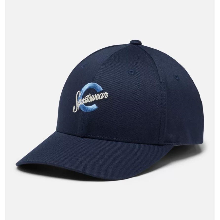 Baxter Falls Dad Cap Columbia Collegiate Navy/Delta C Sportswear