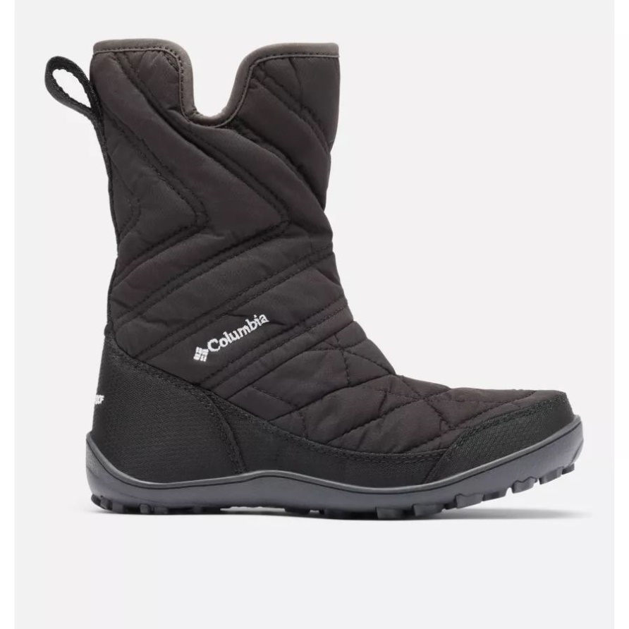 Minx Slip Iii Stiefel Für Große Kinder Schwarz/weiß Columbia