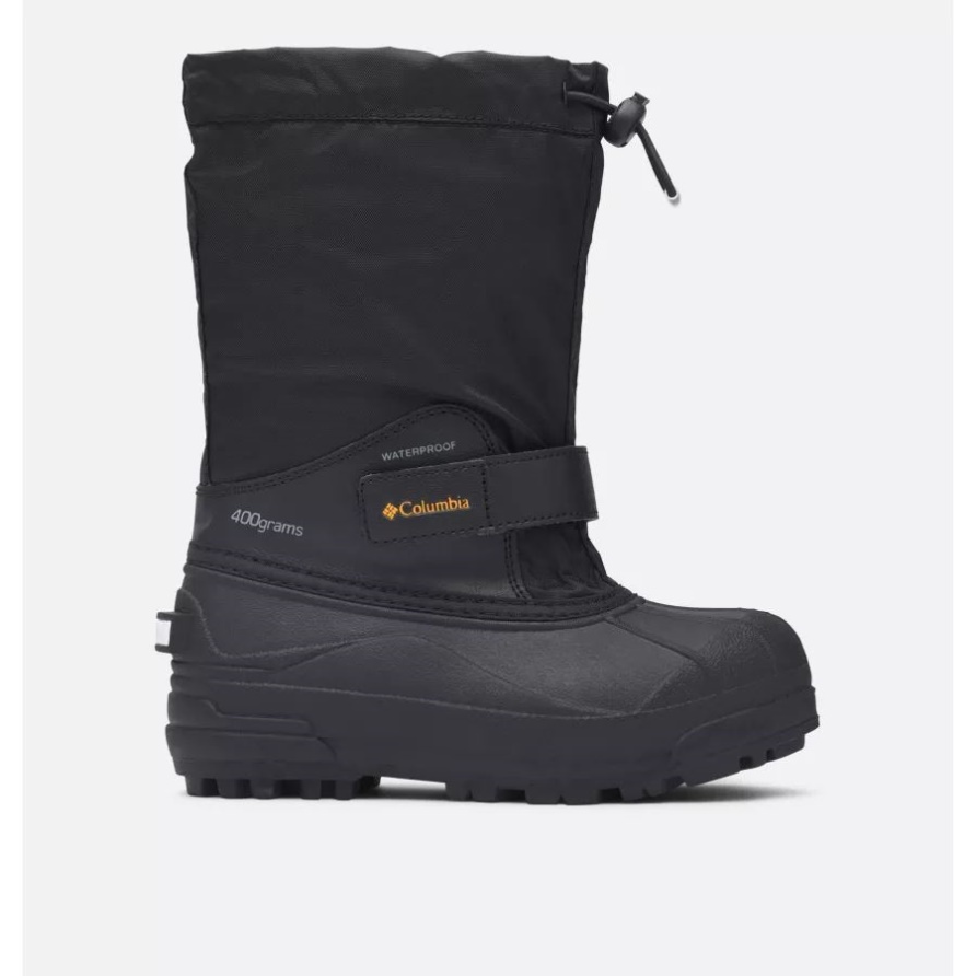 Powderbug Forty Schneestiefel Für Große Kinder Columbia Black/Orange Blast