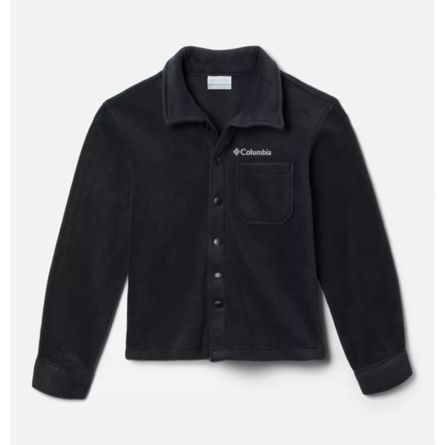 Schwarzes Steens Mtn Fleece-überhemd Für Jungen Columbia