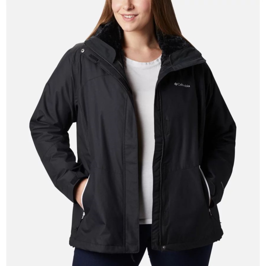 Schwarze Bugaboo Ii Fleece-wechseljacke Plus Größe Columbia