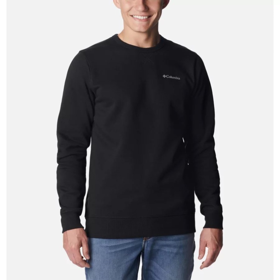Schwarz/c Sportswear 2 Columbia-logo-fleece-crew Für Herren Columbia