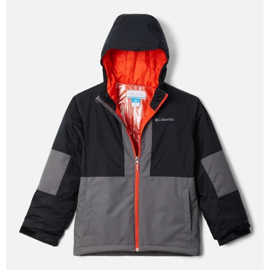 Schwarz/stadtgrau Oso Mountain Isolierte Jacke Für Jungen Von Columbia