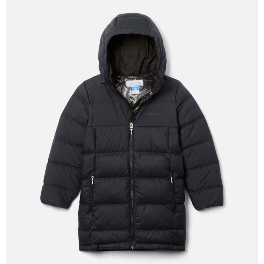 Black Columbia Bear Hunt Ridge Daunenjacke Für Jungen