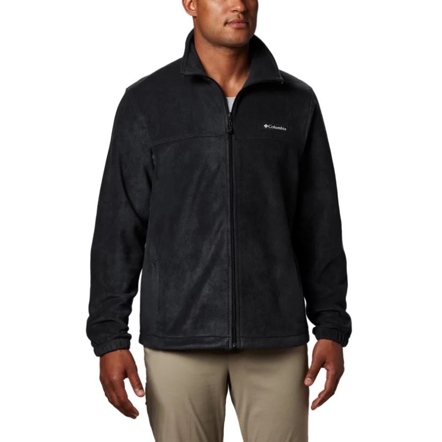Steens Mountain 2.0 Fleecejacke Mit Durchgehendem Reißverschluss Der Marke Columbia In Schwarz Für Herren, Groß