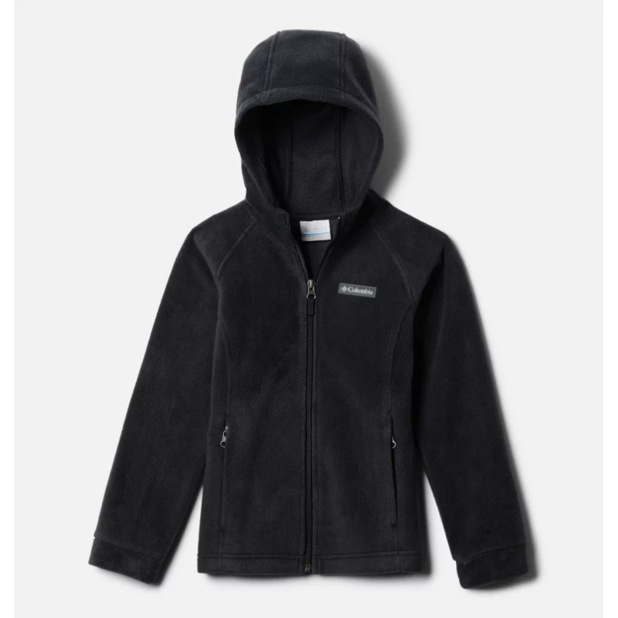 Benton Springs II Kapuzen-Fleecejacke Von Columbia In Schwarz Für Mädchen