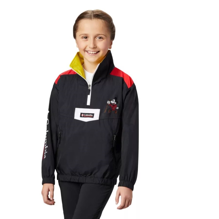 Black Columbia Kinder Disney Santa Ana Anorak