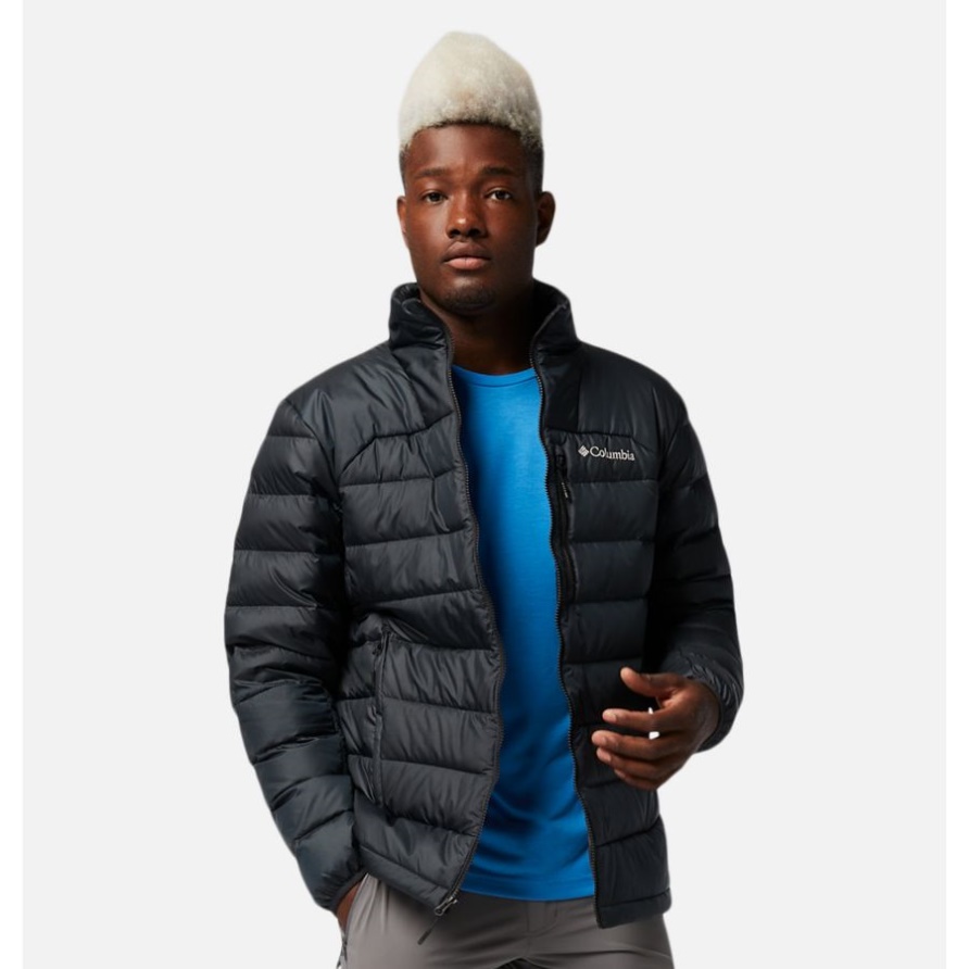 Black Columbia Herren Herbst Park Daunenjacke