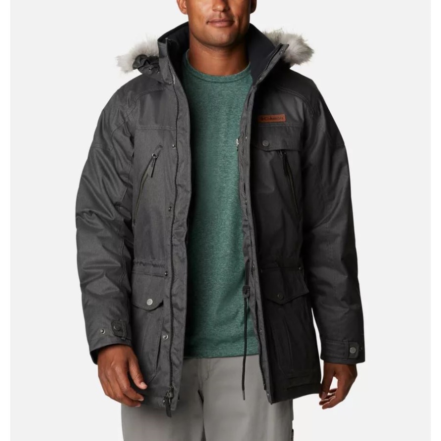 Black Columbia Barlow Pass 550 Turbodown-Jacke Für Herren