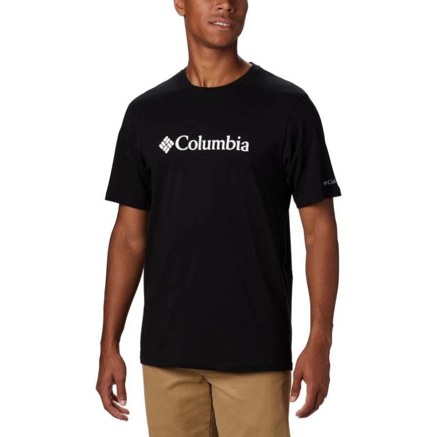 Black Columbia Herren Csc Basic Logo Kurzarm