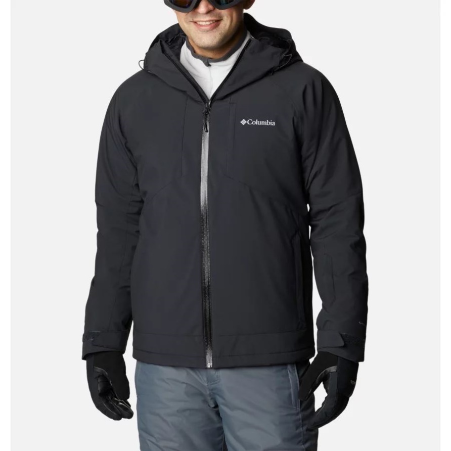 Black Columbia Wasserdichte Centerport Ii Skijacke Für Herren