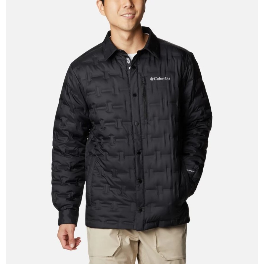 Black Columbia Delta Ridge Hemdjacke Für Herren