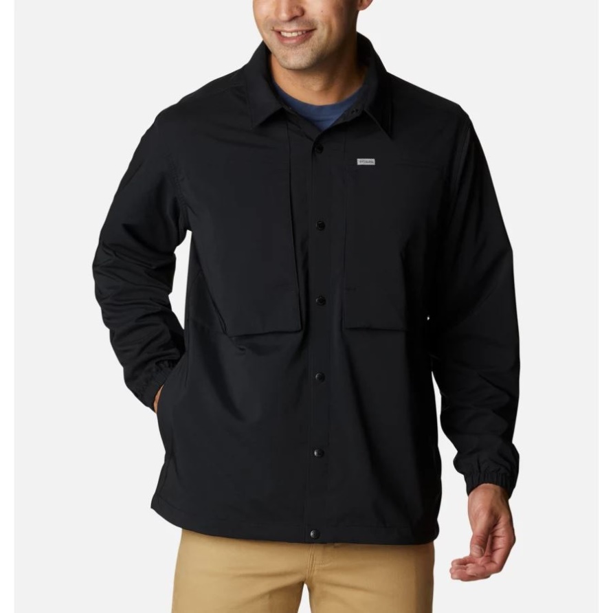 Black Columbia Heritage Ridge Hemdjacke Für Herren