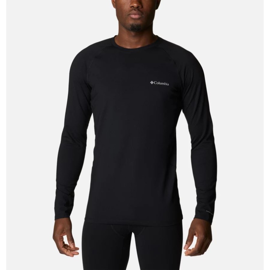 Black Columbia Omni-Heat Infinity Baselayer Crew Für Herren