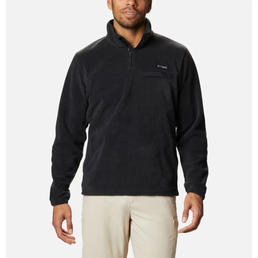 Black Columbia Pfg Grander Marlin Mtr Fleecepullover Für Herren