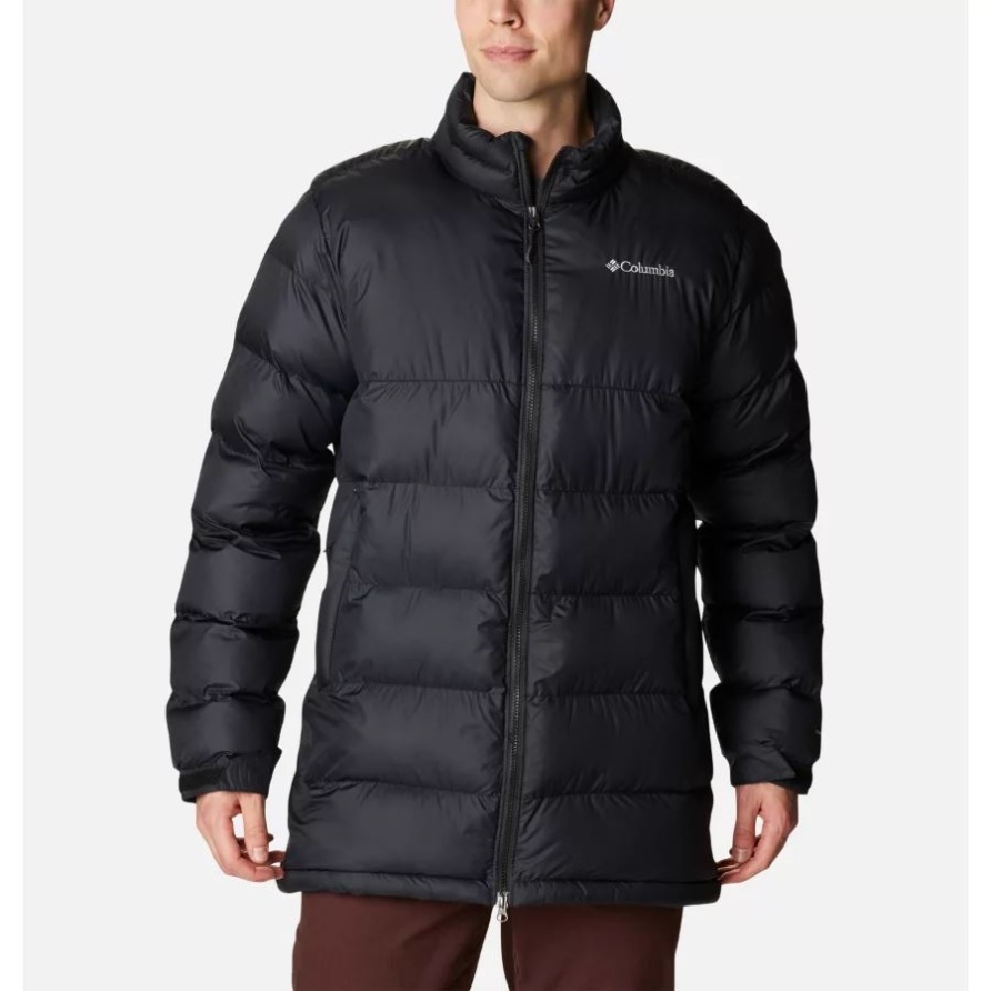 Black Columbia Pike Lake Mid Pufferjacke Für Herren