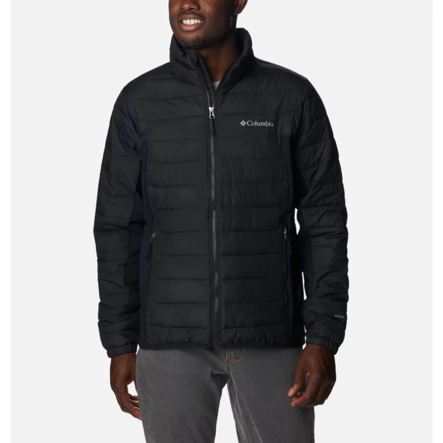 Black Columbia Puder Lite Isolierte Jacke Für Herren