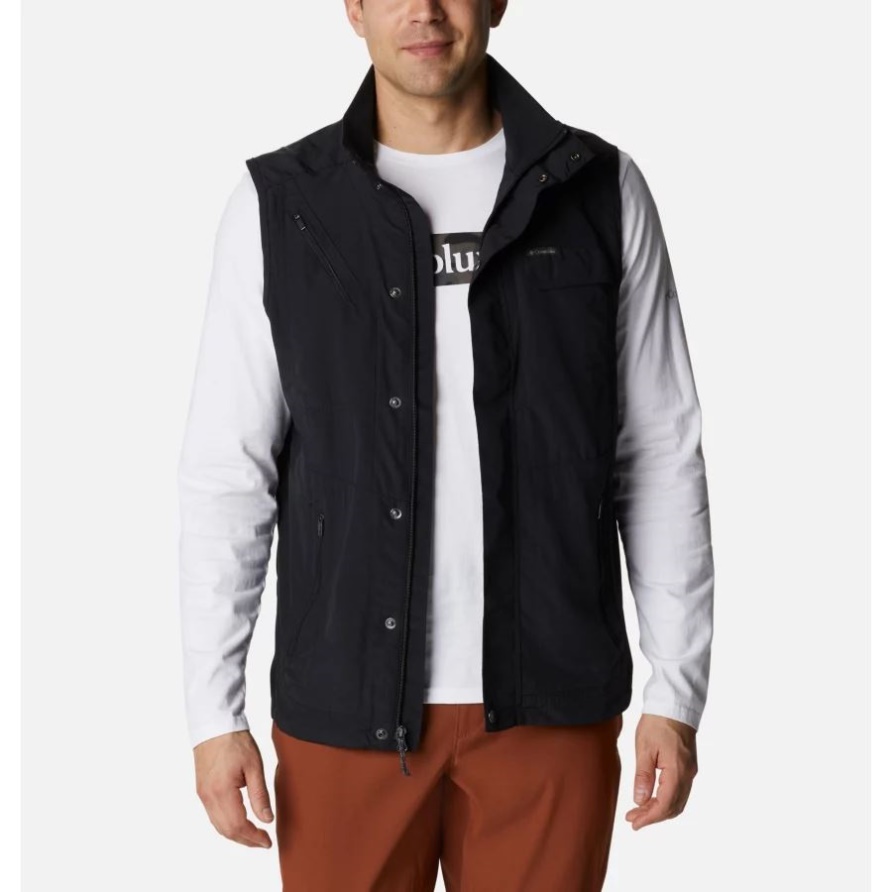 Black Columbia Silver Ridge II Weste Für Herren