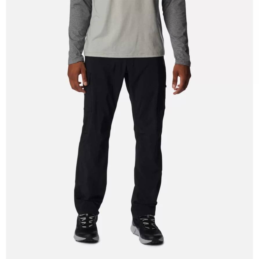 Black Columbia Herrenhose In Silver Ridge