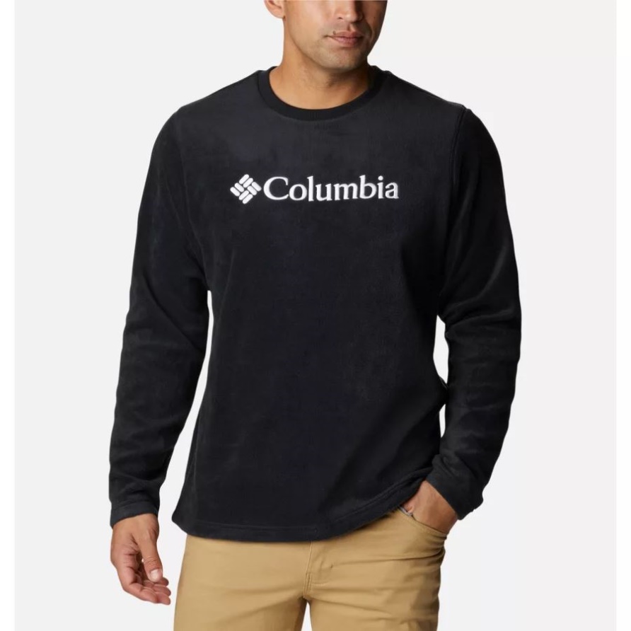 Steens Mountain Crew Fleeceshirt Von Black Columbia Für Herren
