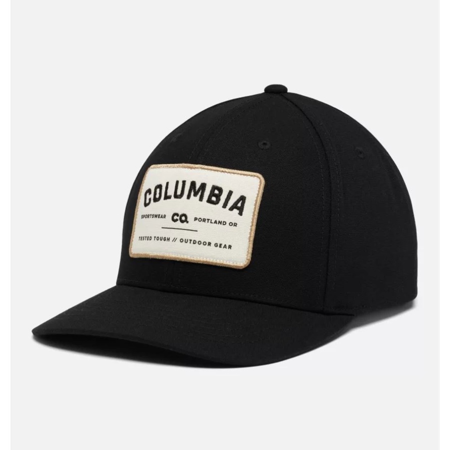 Black Columbia Unisex Loma Vista Kappe Mit Schnappverschluss