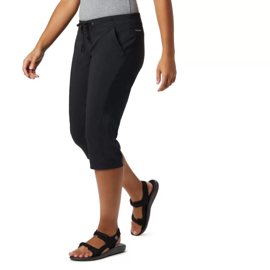Black Columbia Jederzeit Outdoor Capri Für Damen
