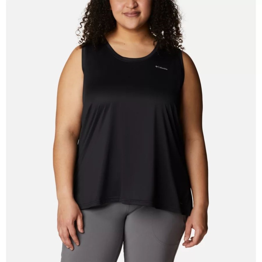 Black Columbia Damen Columbia Hike Tank Plus Größe