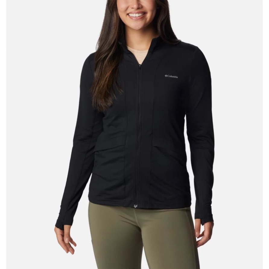 Black Columbia Technische Wanderfleecejacke Für Damen