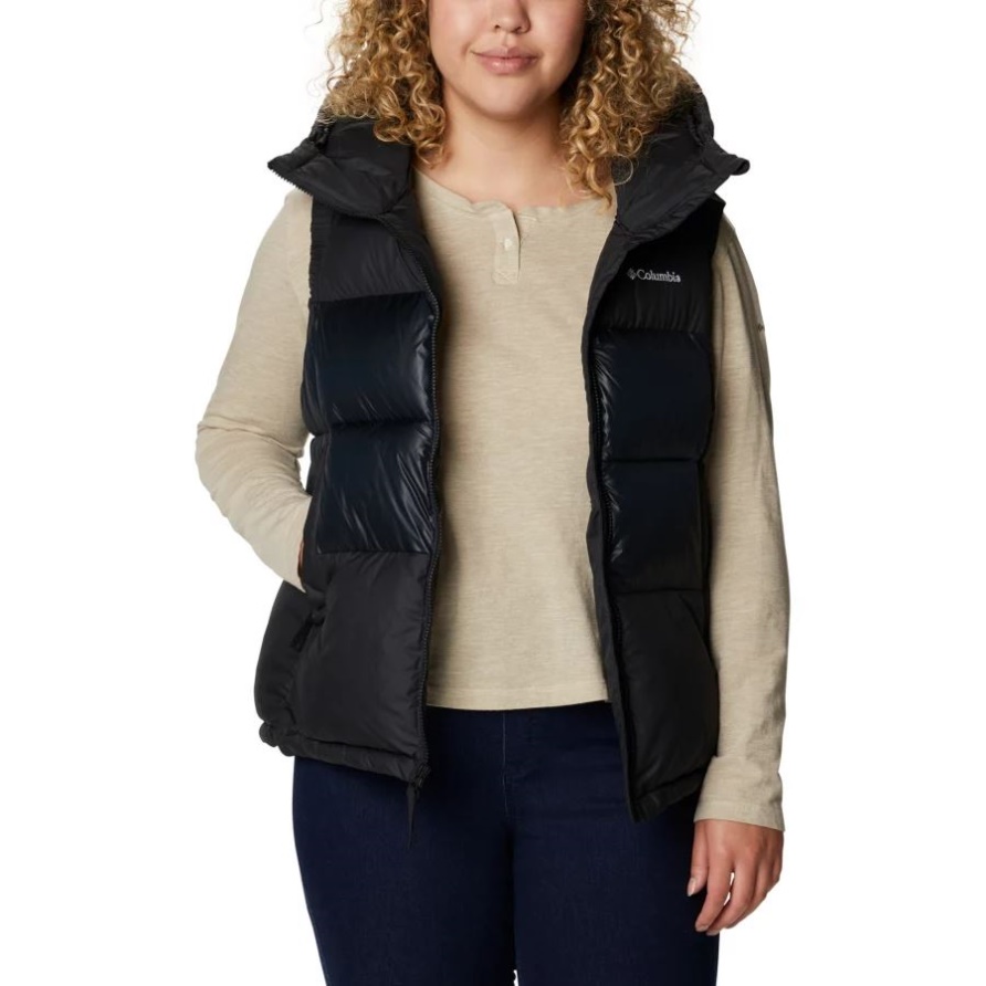 Black Columbia Pike Lake Ii Isolierte Weste Für Damen Plus Größe