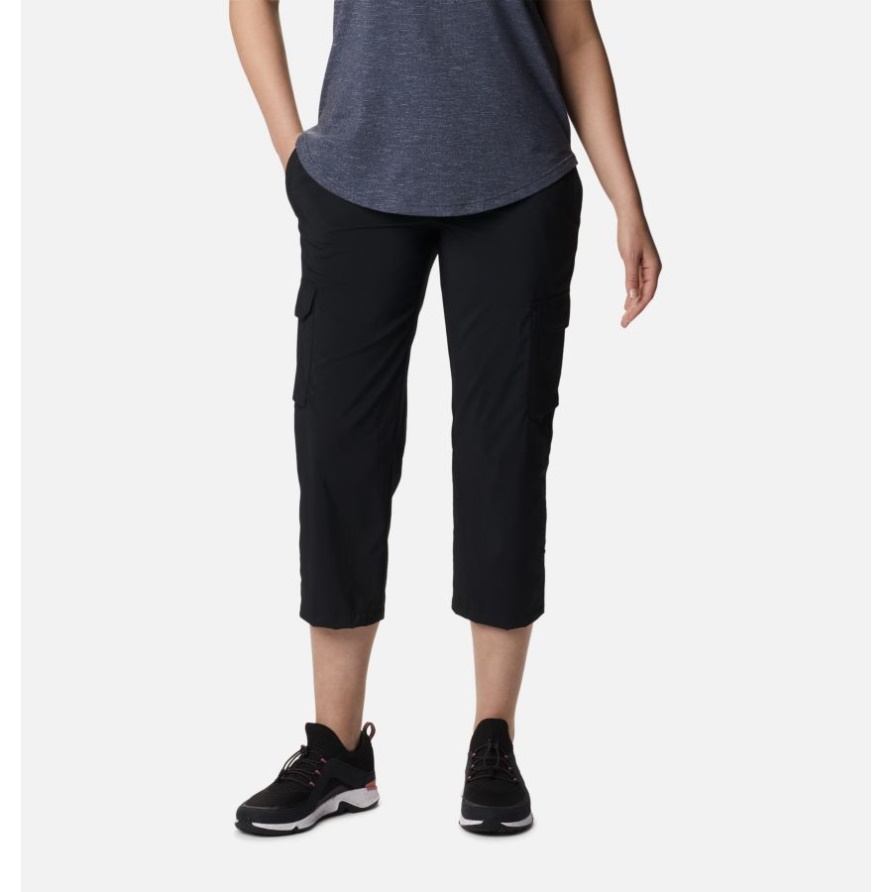 Black Columbia Silver Ridge Utility Caprihose Für Damen