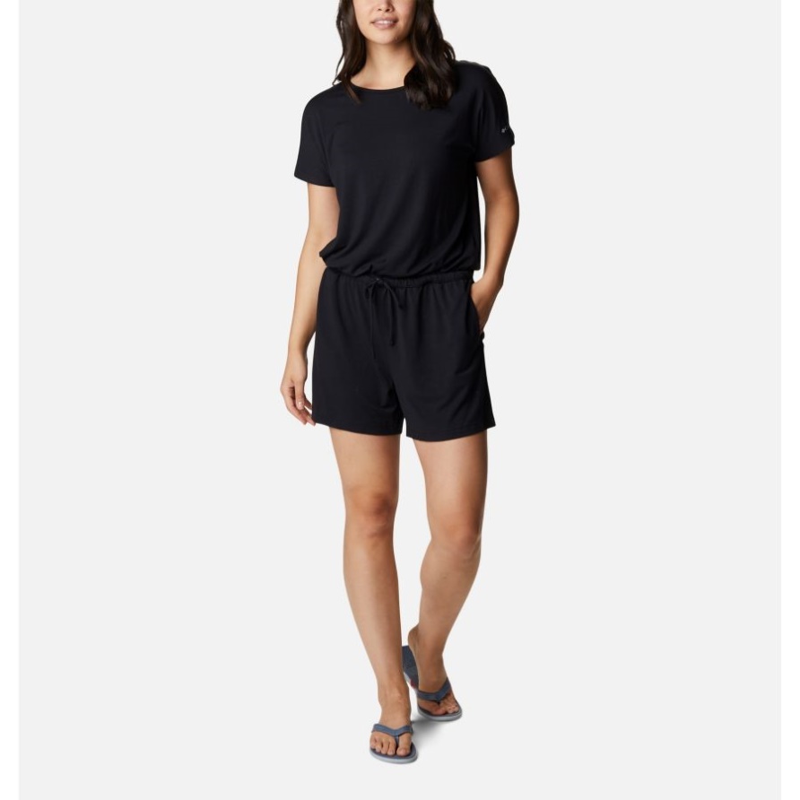 Black Columbia Slack Water Strick-Strampler Für Damen
