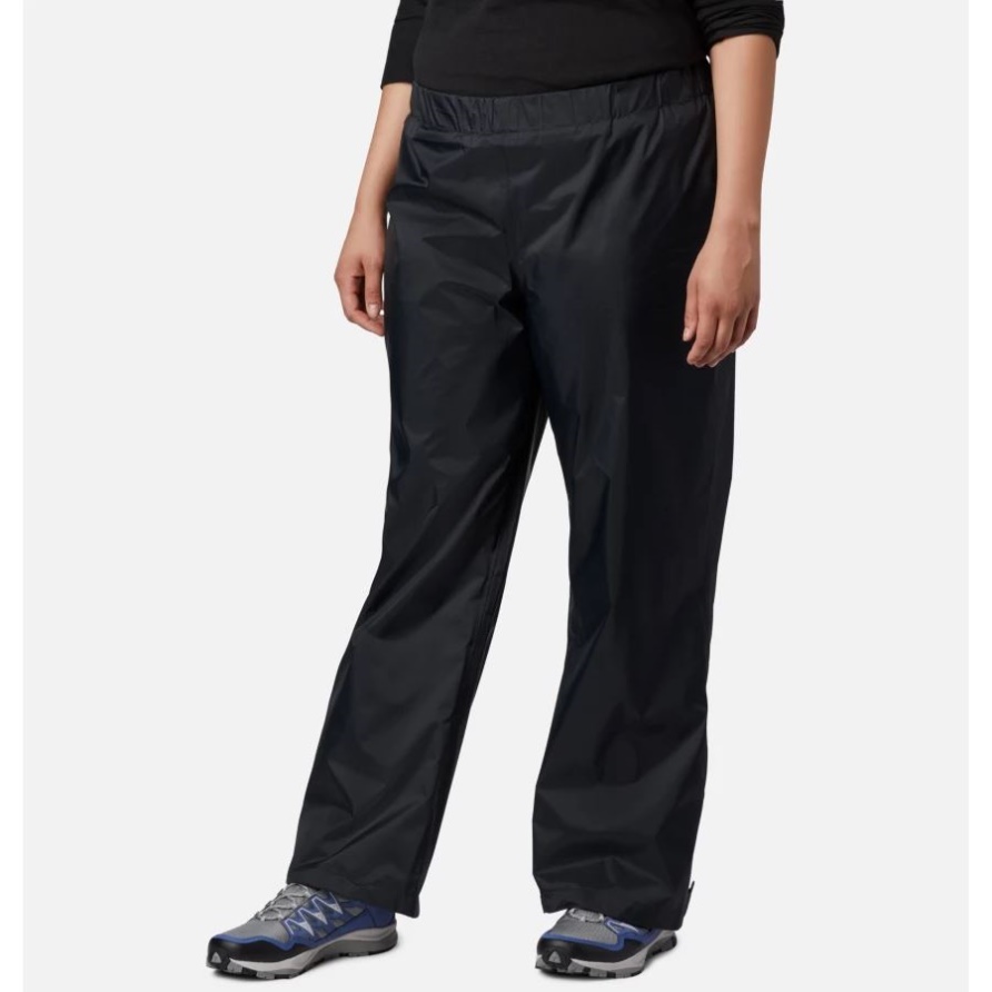 Black Columbia Sturmflut-Regenhose Für Damen In Übergröße