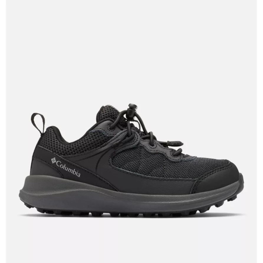 Schwarz/Dunkelgrau Columbia Trailstorm Wanderschuh Für Kinder