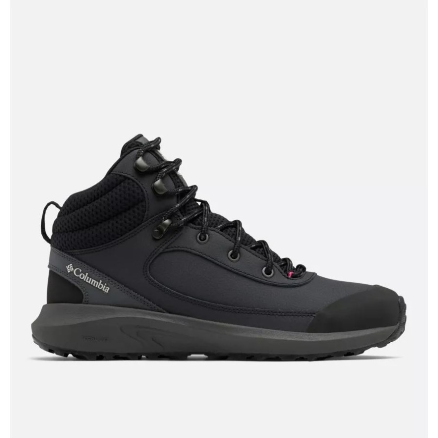 Schwarz/Dunkelgrau Columbia Trailstorm Peak Mid Schuh Für Damen