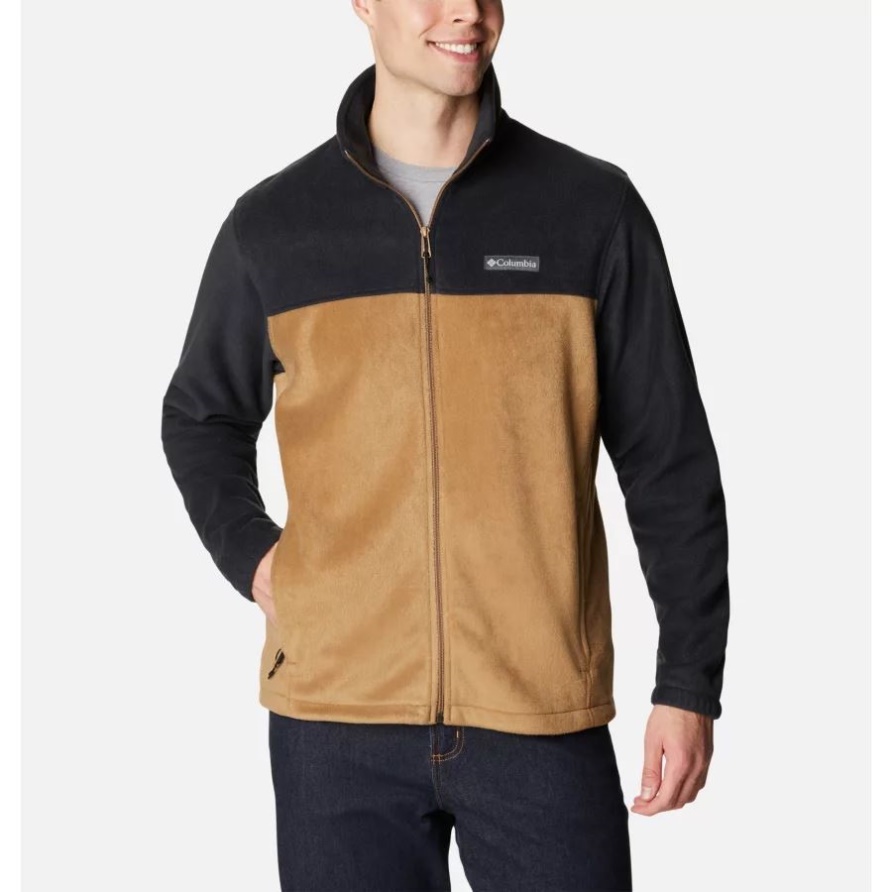 Schwarz/delta Steens Mountain 2.0 Fleecejacke Mit Durchgehendem Reißverschluss Für Herren Columbia