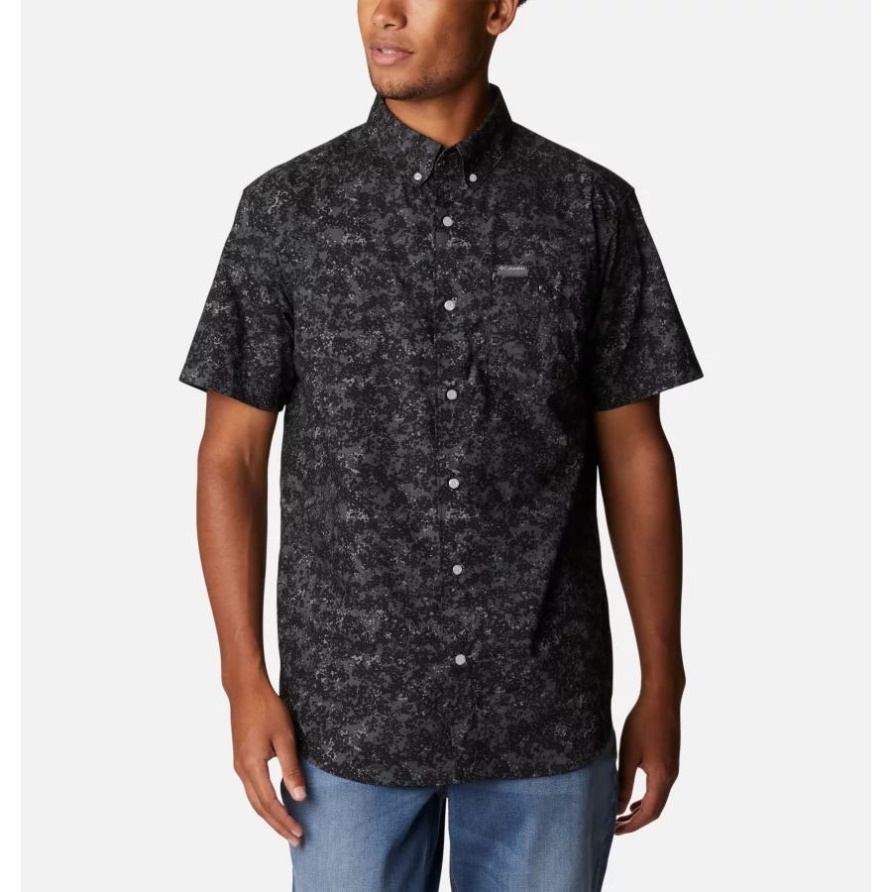 Black Dotty Disguise Columbia Brentyn Trail Ii Kurzarmshirt Für Herren