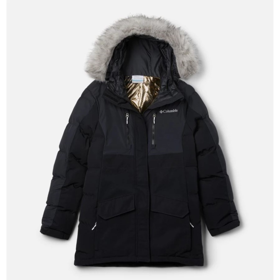 Schwarzer Marquam Peak Fusion Ii Parka Columbia Für Mädchen