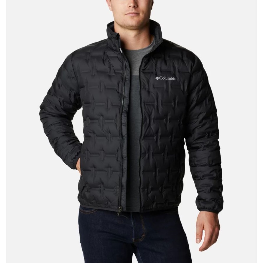 Schwarze Goldene Grove Jacke Columbia