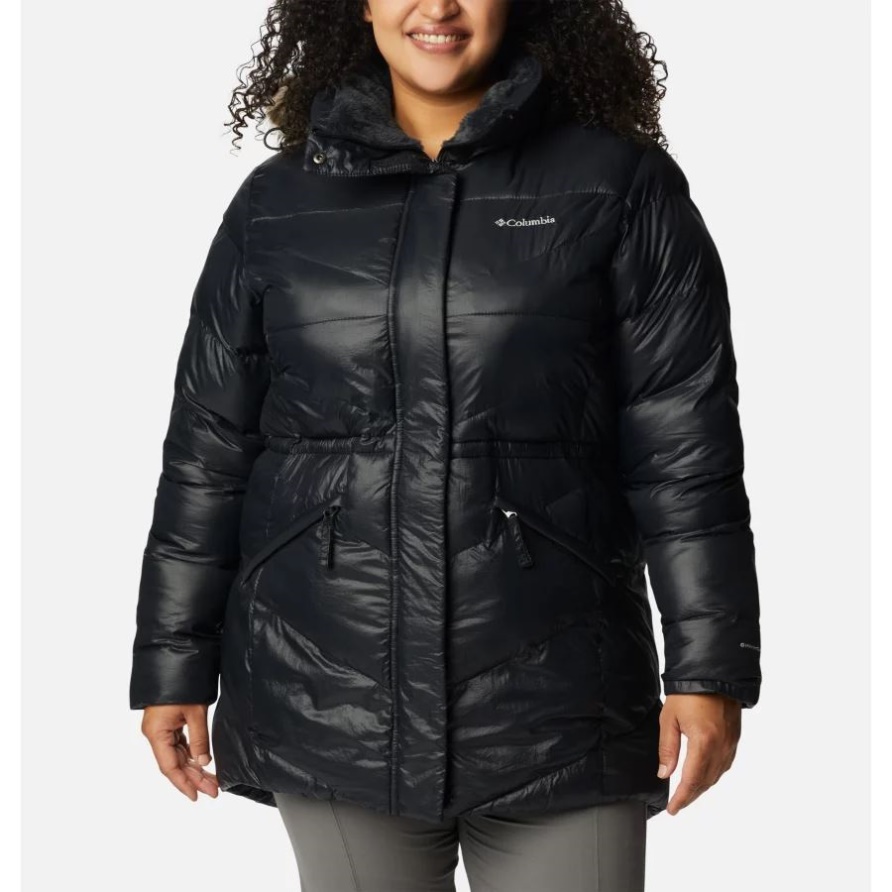 Columbia Peak-to-Park-Jacke Mit Mittlerer Isolierung In Rotguss Für Damen In Übergröße