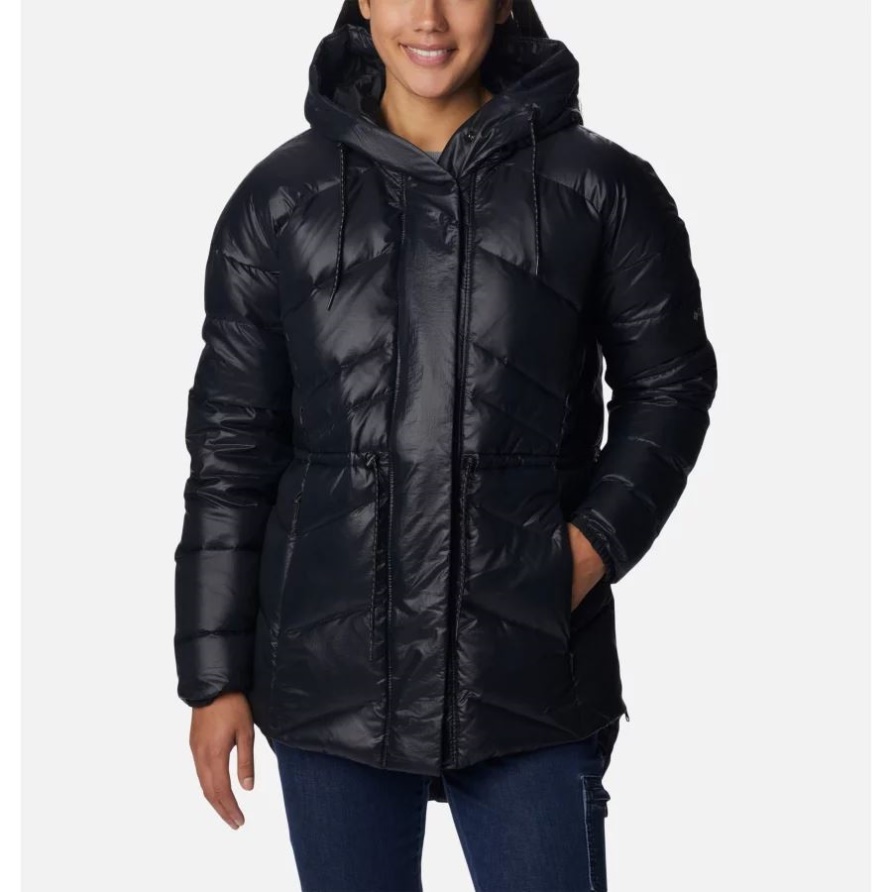 Black Gunmetal Icy Heights Ii Damen-daunenjacke Columbia