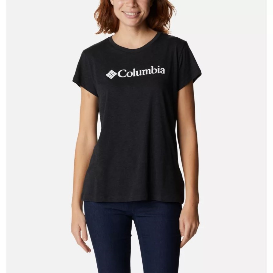 Schwarzes Heidekraut/Edelstein Kolumbien Wanderung Lässiges Grafik-T-Shirt Für Frauen